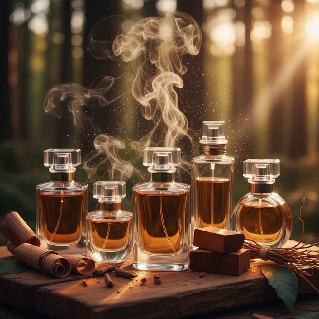 Que son las notas amaderadas en la perfumería.