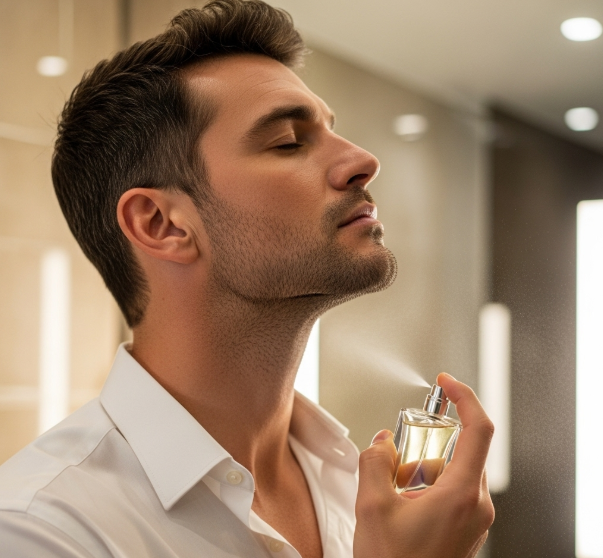 Lugares estratégicos del cuerpo para aplicarse el perfume.